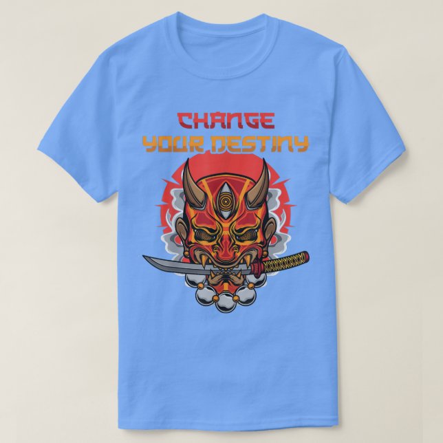 Change Your Destiny - Anime Ninjas - Manga Samurai T-Shirt (Design vorne)