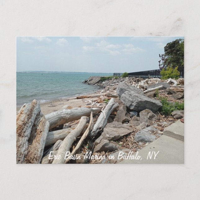 Changed Pier bei Erie Basin Marina Postkarte (Vorderseite)