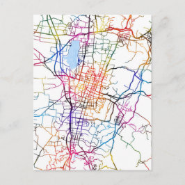 Changzhi China City Map Postkarte