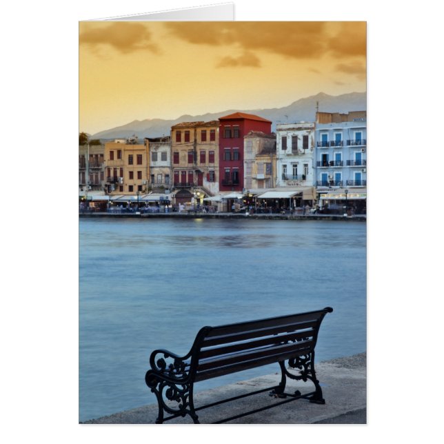 Chania at dusk, Chania, Kreta, Griechenland (Vorne)