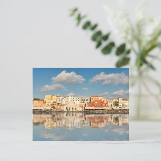 Chanias Venezianischer Hafen auf Kreta, Griechenla Postkarte