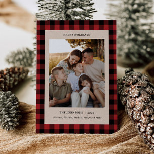 Channel Flannel Family Christmas Card Einladung