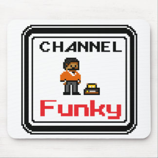 Channel Funky Pixel Art Mousepad