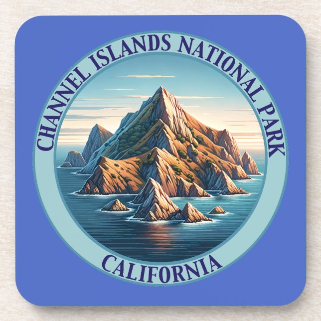 Channel Islands National Park California Getränkeuntersetzer (Vorderseite)