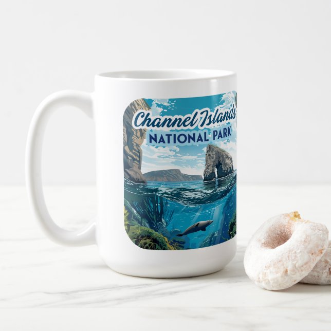 Channel Islands National Park California Kaffeetasse (Mit Donut)