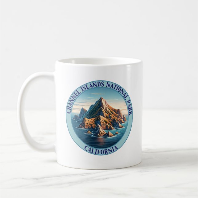 Channel Islands National Park California Kaffeetasse (Links)