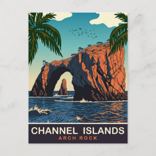 Channel Islands National Park California, Travel Postkarte