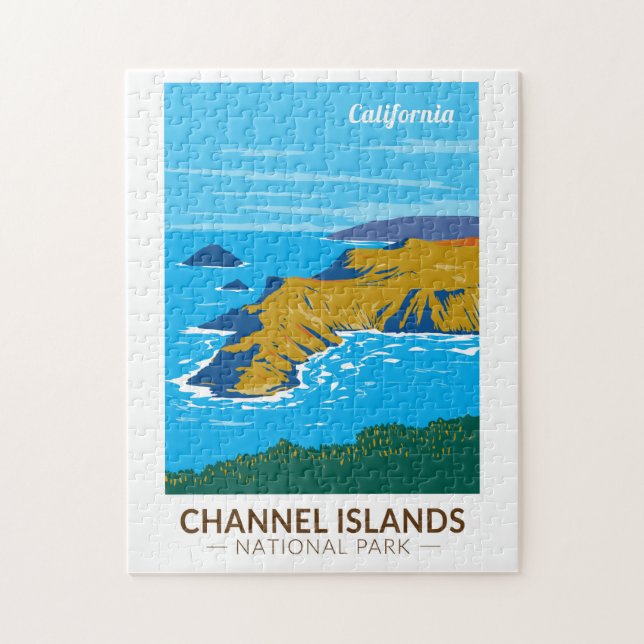 Channel Islands National Park California Travel Puzzle (Vertikal)