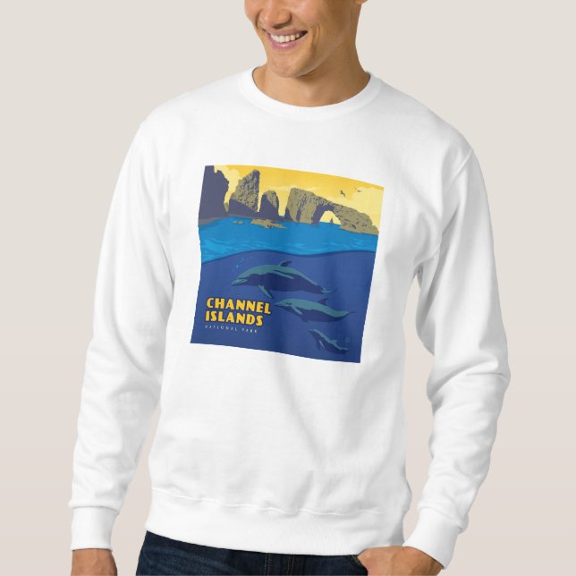 Channel Islands National Park Dolphins Sweatshirt (Vorderseite)