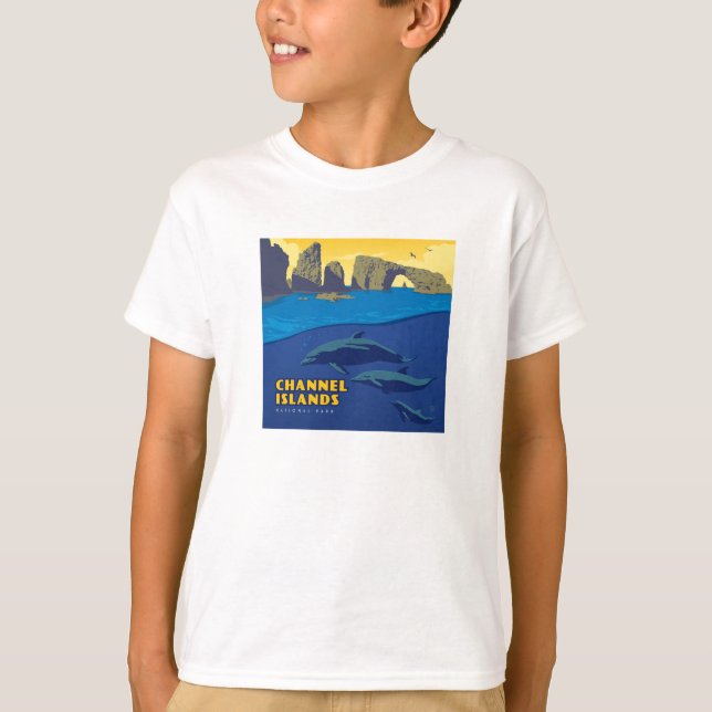 Channel Islands National Park Dolphins T-Shirt (Vorderseite)