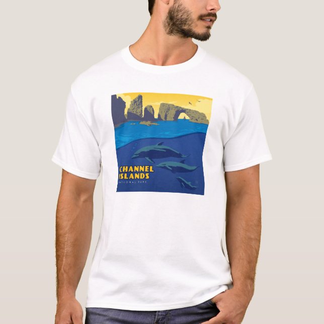 Channel Islands National Park Dolphins T-Shirt (Vorderseite)