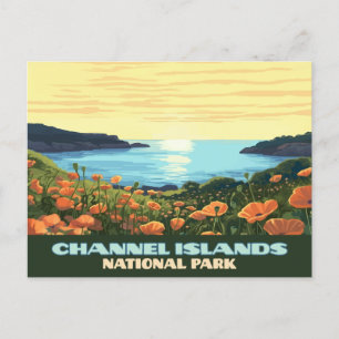 Channel Islands National Park Kalifornien Schmuggl Postkarte