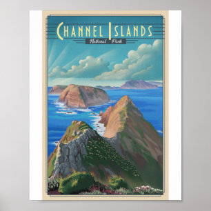 Channel Islands National Park Lithwork Poster