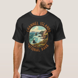 Channel Islands National Park Retro Kunstgewerbe T-Shirt