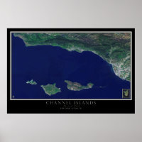 Channel Islands National Park Satellite Karte