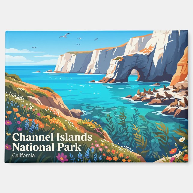 Channel Islands National Park USA Magnet (Vorderseite)