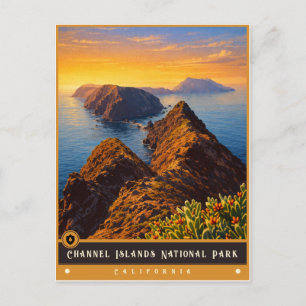 Channel Islands National Park   Vintage Postkarte