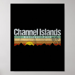 Channel Islands Nationalpark Camping Wandern  Poster