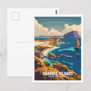 Channel-Islands-Nationalpark Kalifornien USA Postkarte