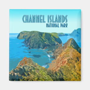 Channel Islands Nationalpark Kalifornien Vintage Magnet