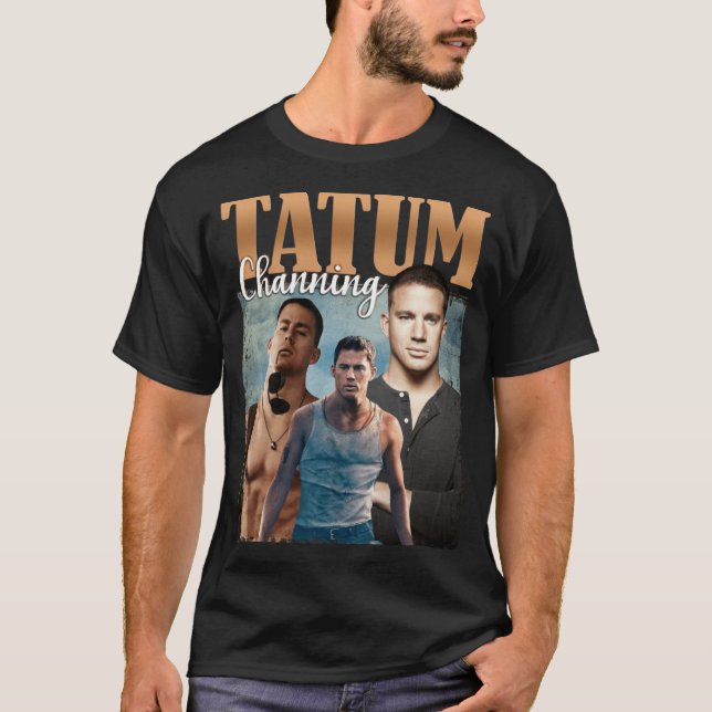 Channing Artistatum retro T-Shirt (Vorderseite)