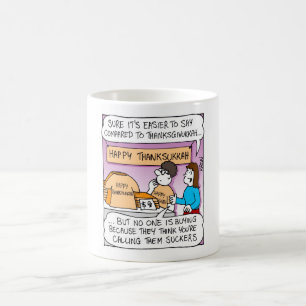 Channukah und Erntedank - Tasse