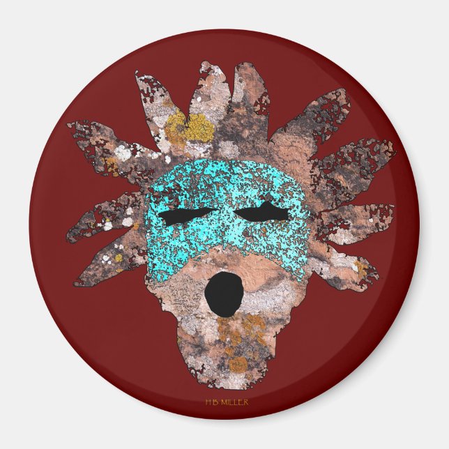 Chant Talking Canyons, New Mexico Magnet (Vorne)