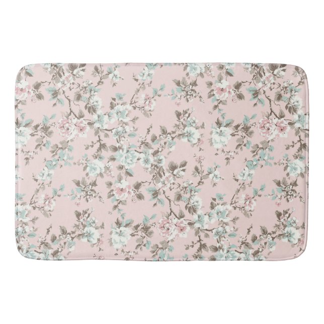Chantelle Pink Vintage Rose Badematte (Vorderseite)