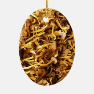 Chanterelles in Hakaniemi Market Hall Keramikornament