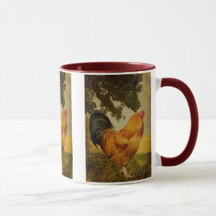 Chanticleer-Hahn-Tasse Tasse