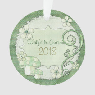 Chantily Whimsical Baby Girl 1. Ornament