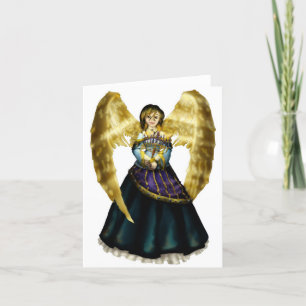 Chanukah Angel Feiertagskarte
