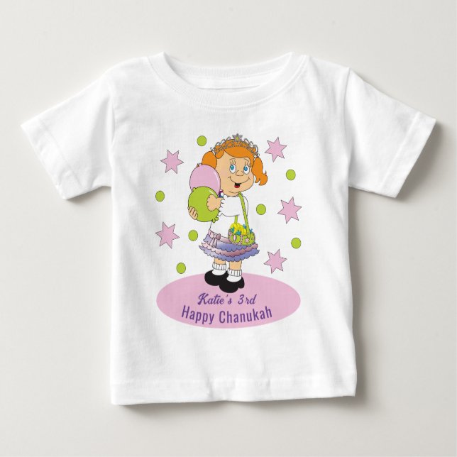 Chanukah Baby Fine Jersey Dress Up T - Shirt (Vorderseite)