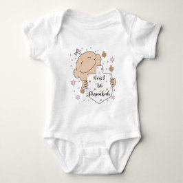 Chanukah Baby Pink Baby Bodysuit Strampler