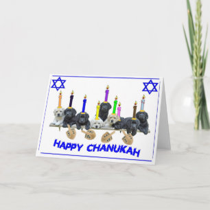 Chanukah Card Feiertagskarte