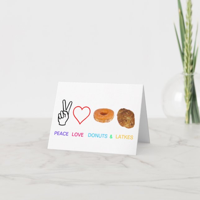 Chanukah Card Feiertagskarte (Vorderseite)