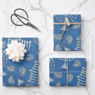 Chanukah Chanukah Geschenkpapier Set
