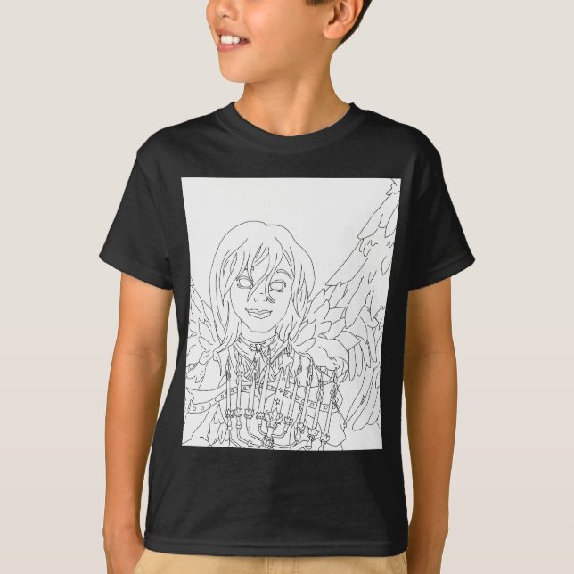 Chanukah Engel T-Shirt (Vorderseite)