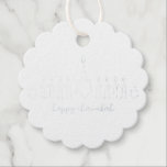 Chanukah Foil Favor Tags<br><div class="desc">Chanukah verdient etwas mehr - etwas Besonderes! Dieses Design zeichnet sich durch eine wunderschöne, vereinfachende, minimalistische Ästhetik mit moderner Touch und einem zarten Flair aus. Celebrate Chanukah mit koordinierender Dekoration und Geschenkartikel. Machen Sie dieses Jahr ein Chanukah zu erinnern!</div>