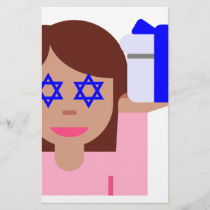 Chanukah Haar gedreht Emoji