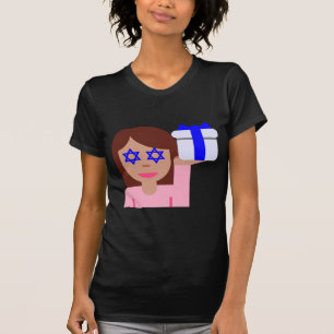 Chanukah Haar gedreht Emoji T-Shirt