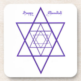 Chanukah / Hanukkah Blau und Weiße Untersetzer
