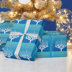 Chanukah Hanukkah Wrapping Paper Geschenkwrap Geschenkpapier