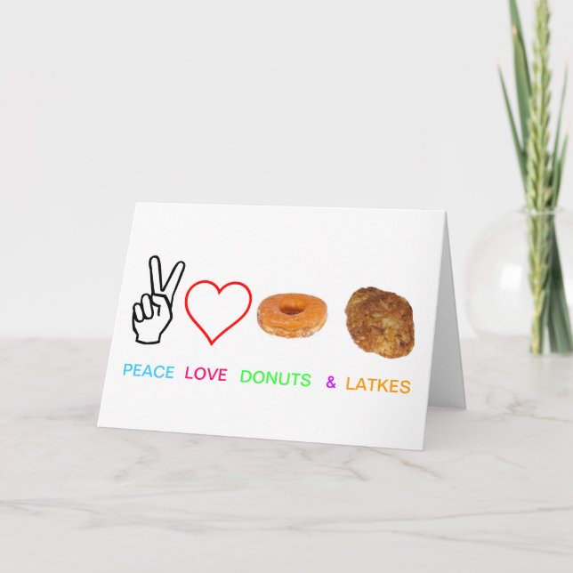 Chanukah Karte 2 (Vorderseite)