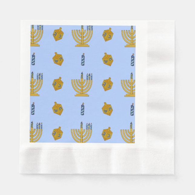 Chanukah napkins serviette (Vorderseite)