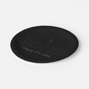 Chanukah Papierplatte Pappteller