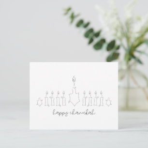 Chanukah Postkarte