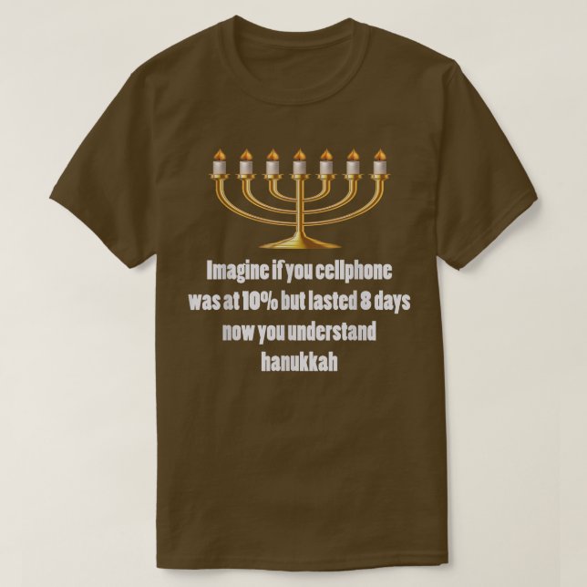 Chanukah  Sarcastic Funny Happy Hanukkah Chanukah  T-Shirt (Design vorne)