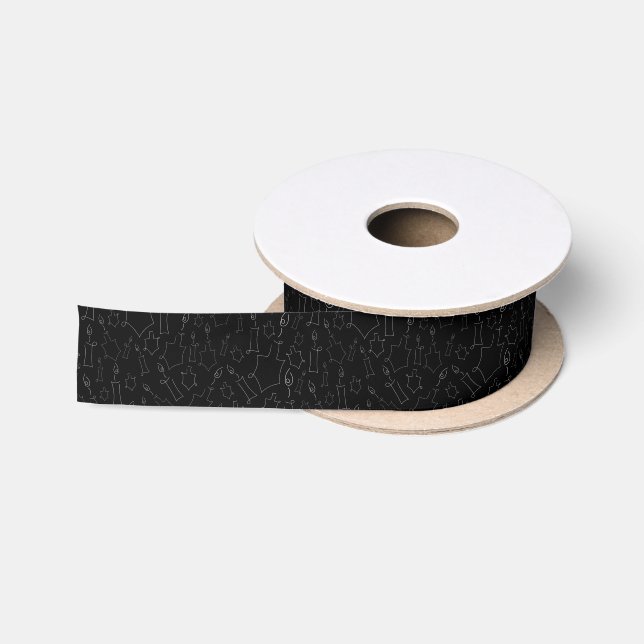 Chanukah Satin Ribbon Satinband (Spule)