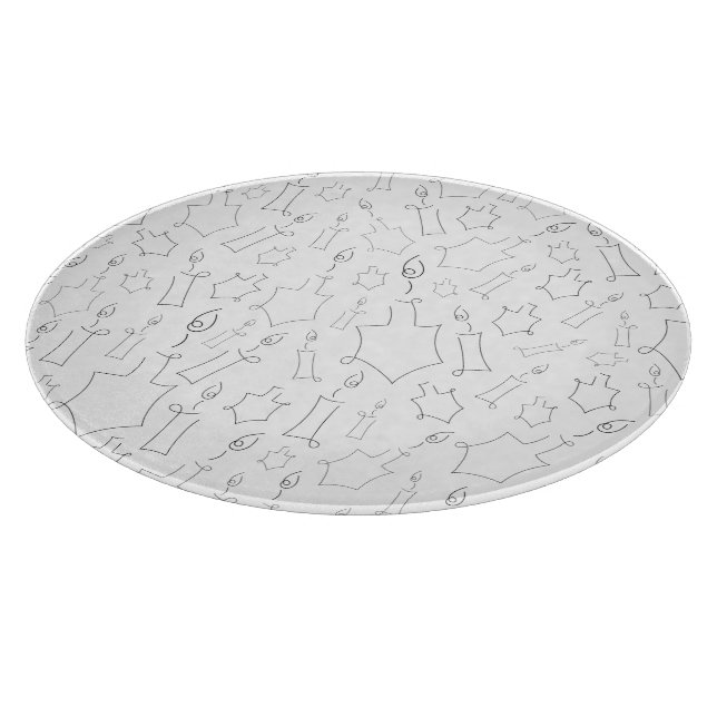 Chanukah Schneidebrett (Ecke)